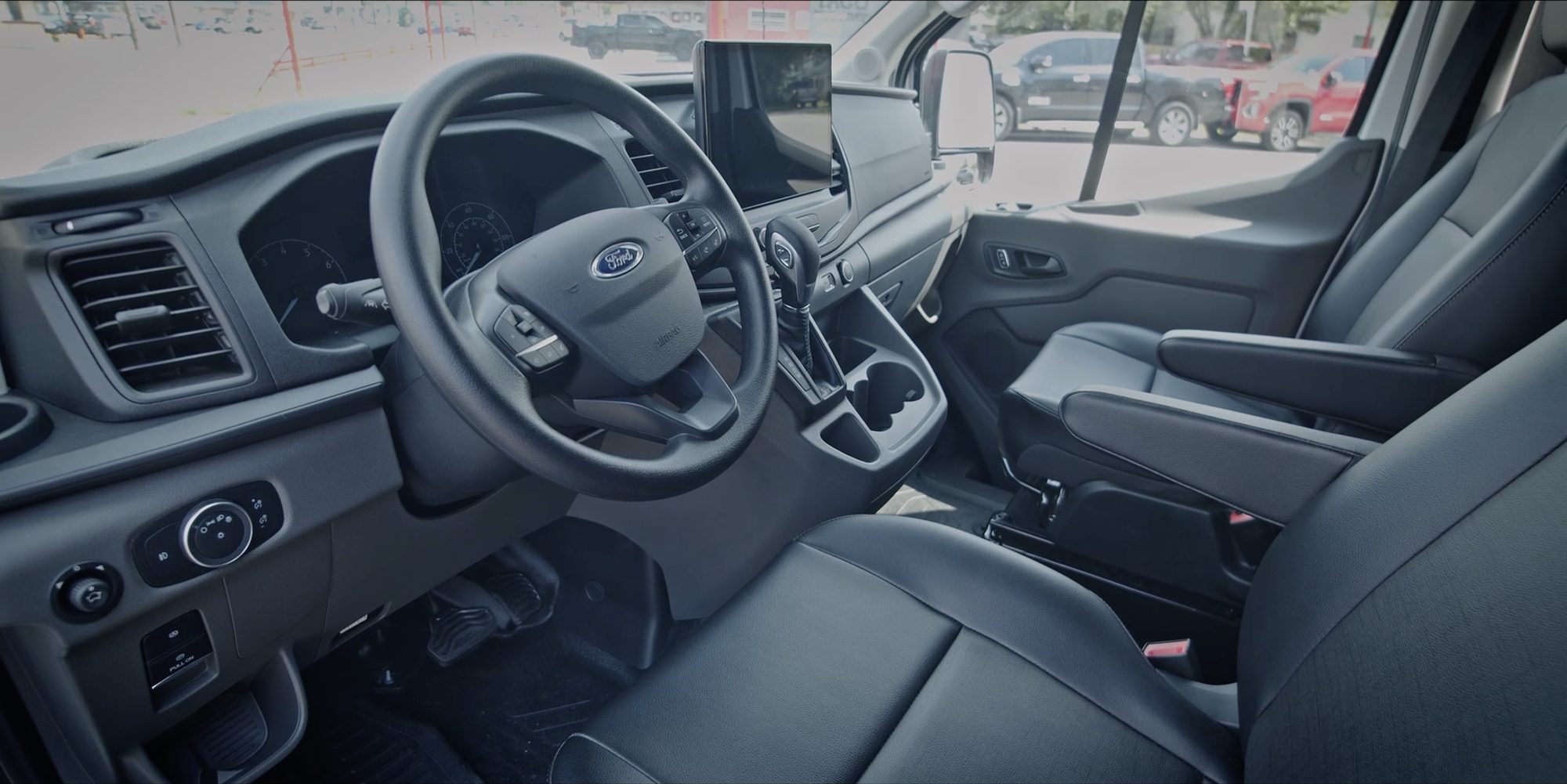 Dashboard of a Vans for Life mobile pregnancy center